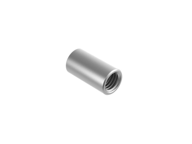 Okrągła nakrętka łącząca, AISI304, M12x40